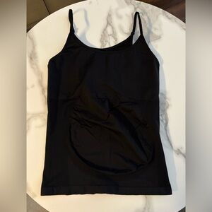 Maternity- Kindred Bravely Black Adjustable-Strap Cami